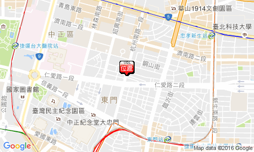 100 台北市中正區杭州南路１段91號5-7樓